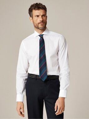 J. CREW Ludlow fine stretch cotton dress shirt in White Size 14 1/2-33 $148
